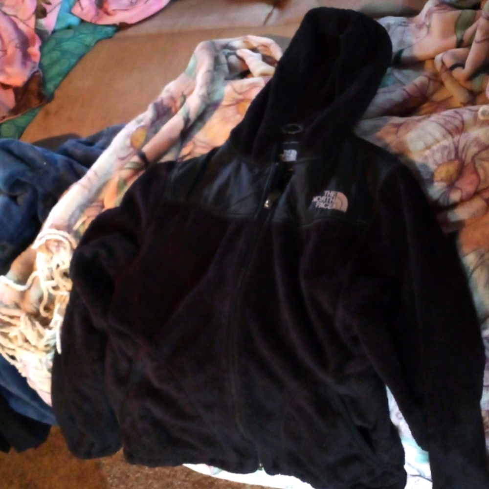 The north face black hoodie willing to trade for anything vs pink